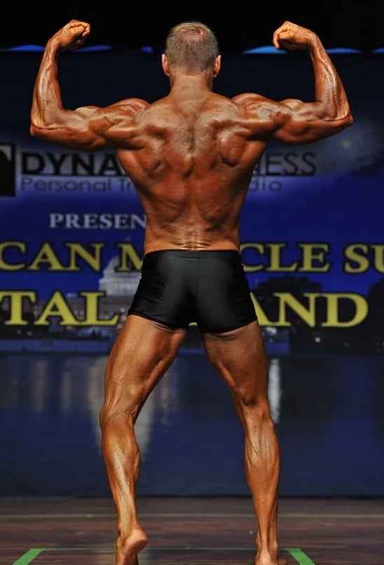 Men's Classic Physique Posing Trunks Contoured Front