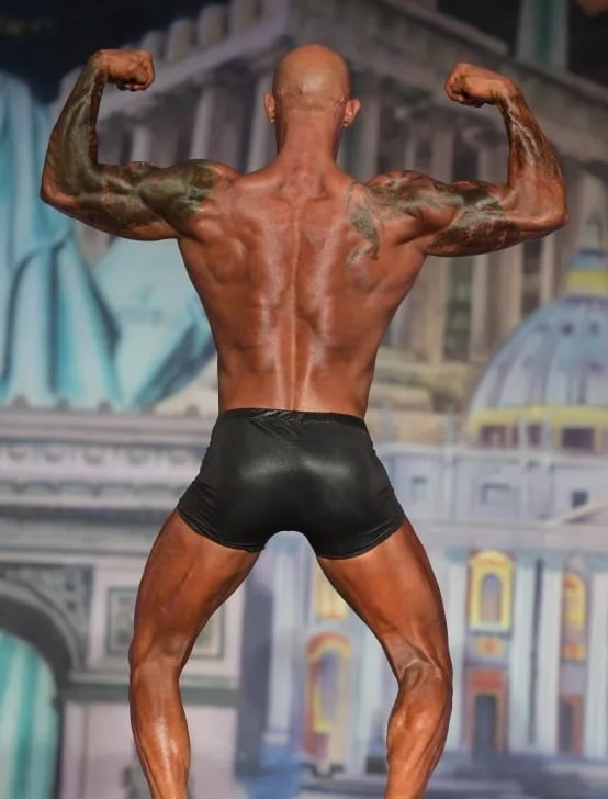 Men's Classic Physique Posing Trunks Contoured Front